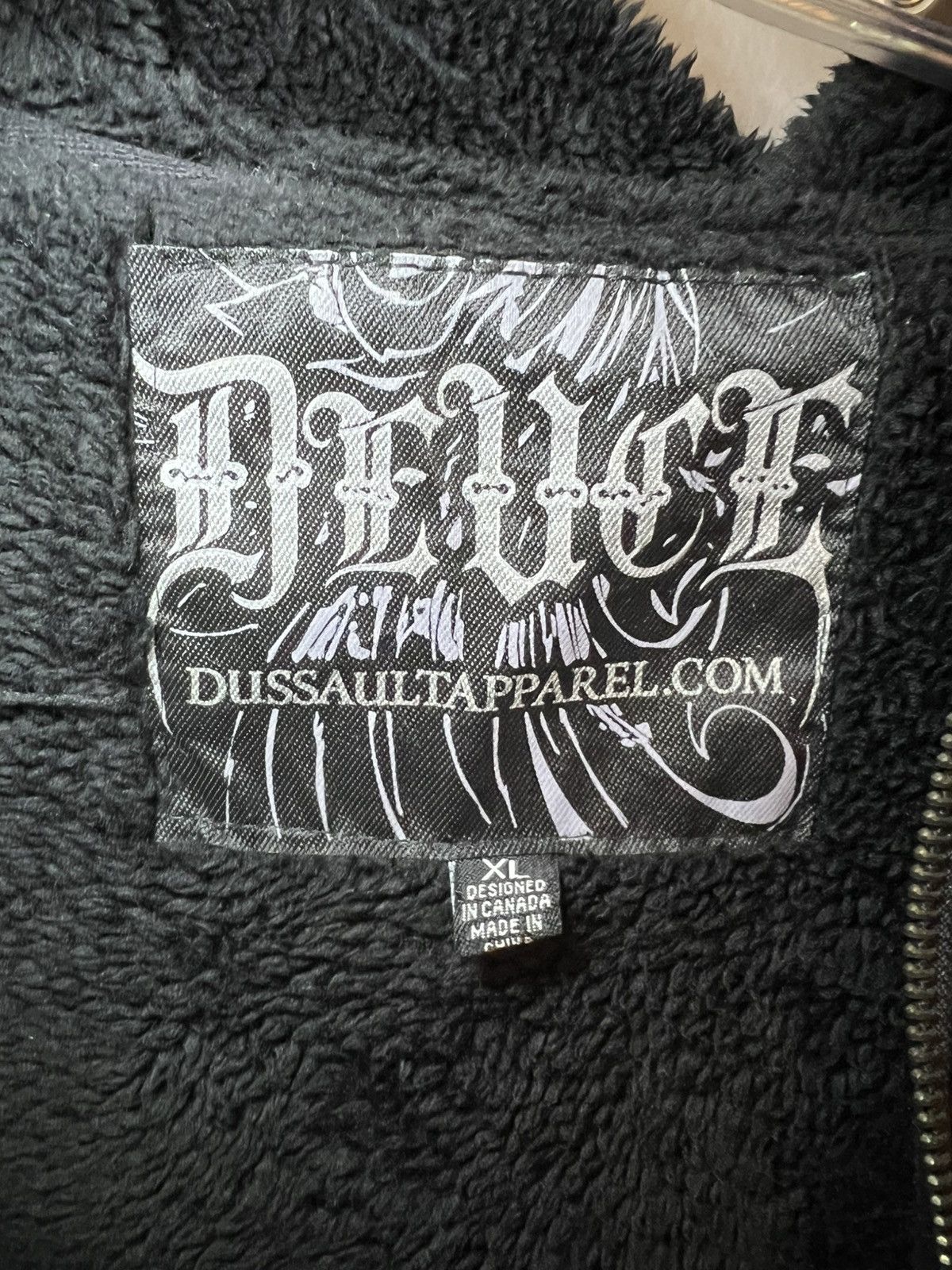 Other Vintage Dussault fur lined patchwork embroidered hoodie Size US XL / EU 56 / 4 - 3 Thumbnail