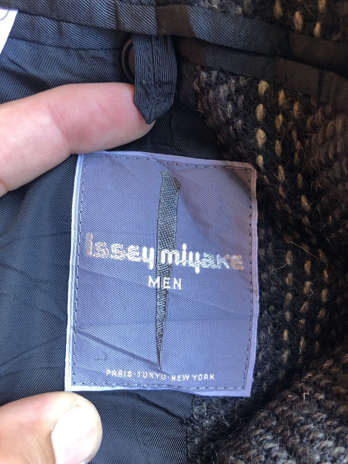 Designer × Issey Miyake × Japanese Brand Vintage Issey Miyake Wool Coat Jacket Size US M / EU 48-50 / 2 - 13 Thumbnail