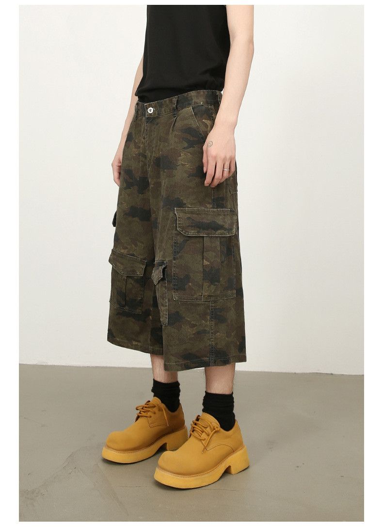 Japanese Brand × Vintage American retro camouflage multi-pocket cargo shorts Size US 32 / EU 48 - 4 Thumbnail