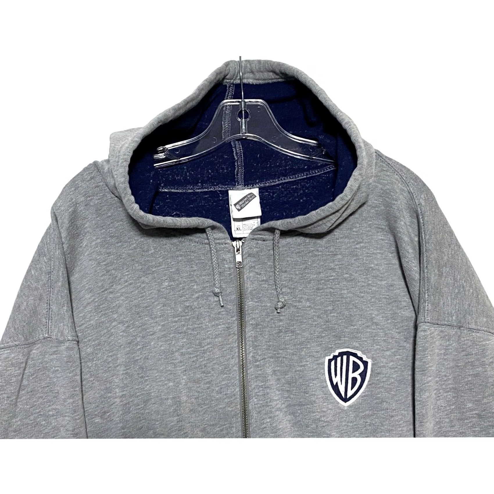 Vintage VINTAGE Warner Bros Athletic Department Sweatshirt Jacket Mens XL Cotton Blend Gray Military Jacket Regular Size Size US XL / EU 56 / 4 - 4 Thumbnail