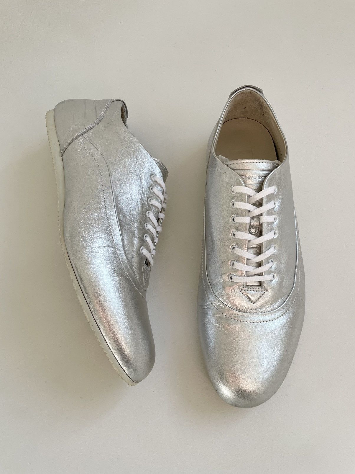 Dior S/S 07 Silver Leather Ballet Pump Sneakers Size US 9 / EU 42 - 1 Thumbnail