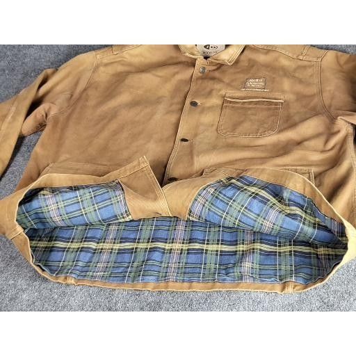 Vintage International Denim Jacket Men Sz XXL Brown Shelby Upholster Size US XXL / EU 58 / 5 - 9 Thumbnail