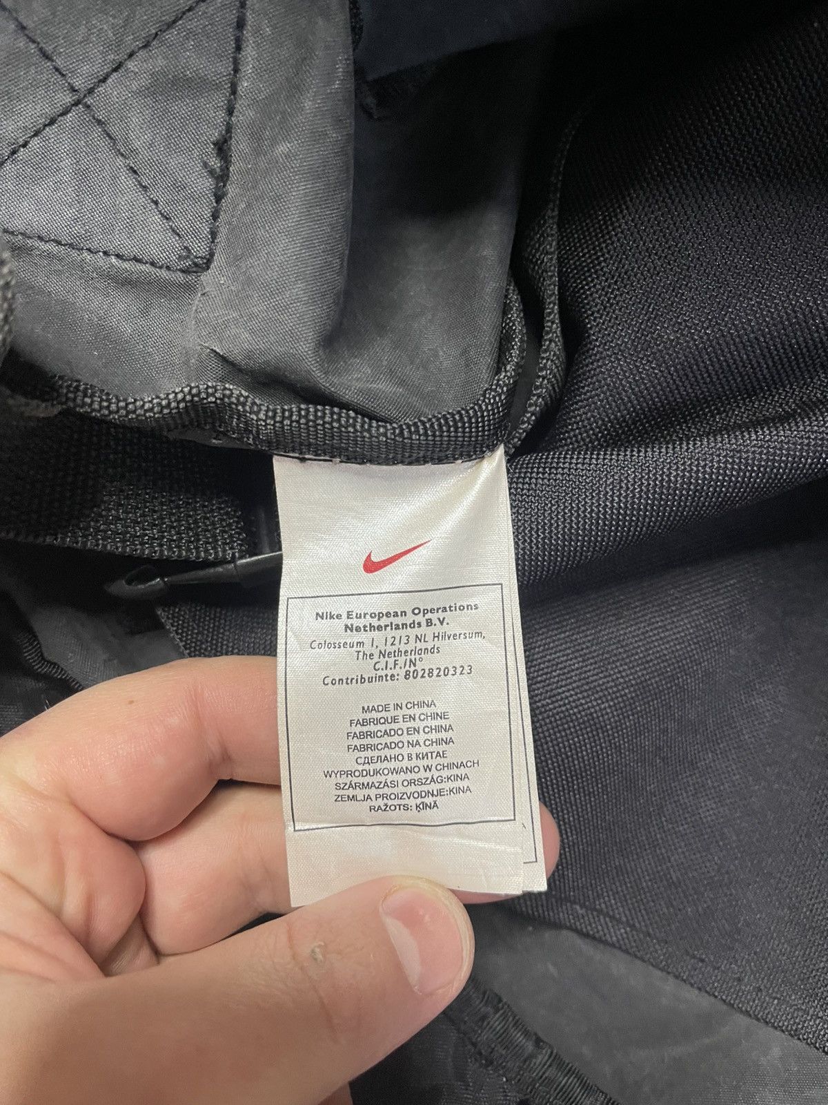 Nike × Vintage Nike Vintage BASIC Logo School Bag 90’s Size ONE SIZE - 8 Thumbnail