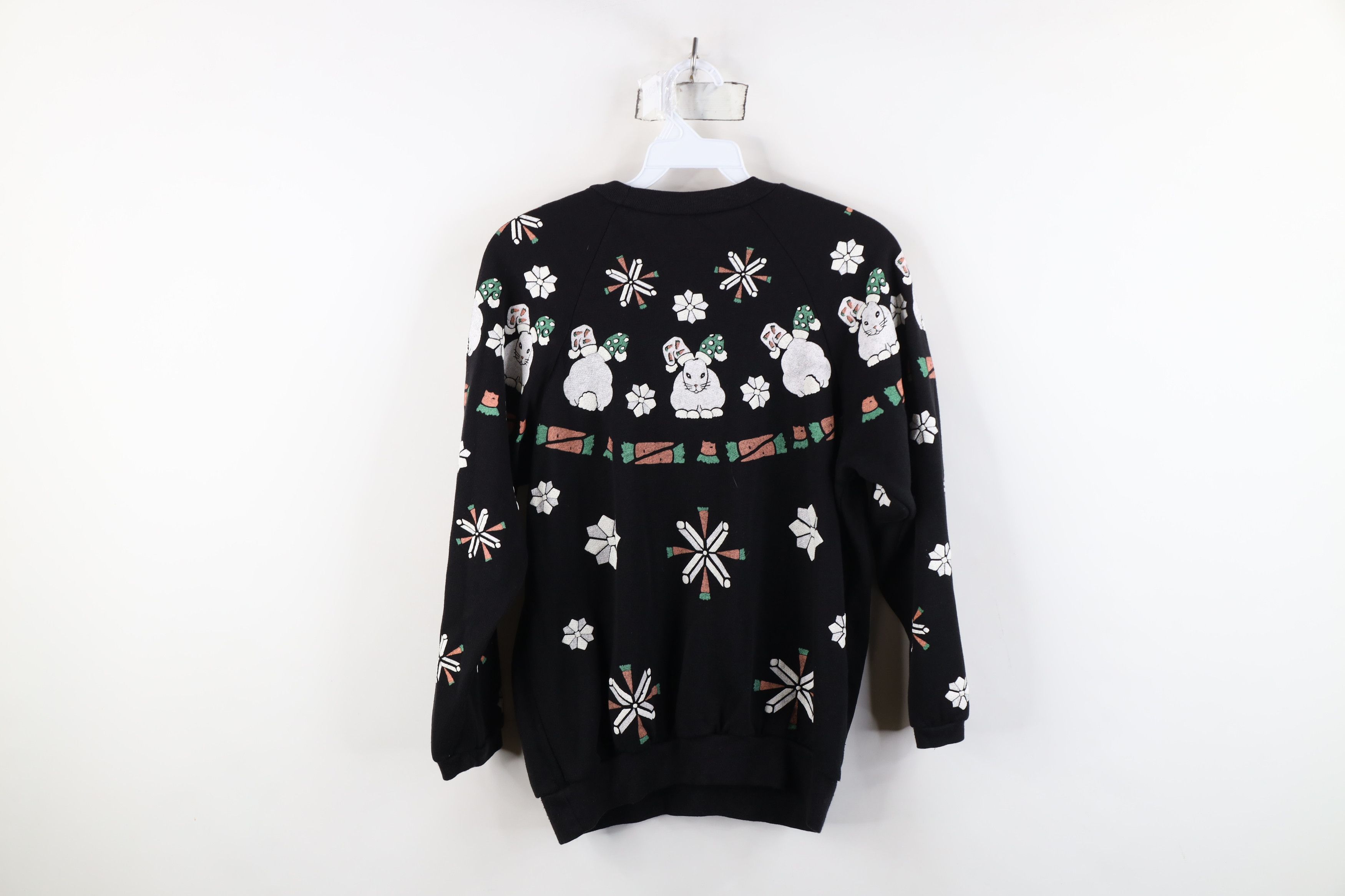 Vintage Vintage 90s Christmas Over Print Crewneck Sweatshirt Size M / US 6-8 / IT 42-44 - 8 Thumbnail