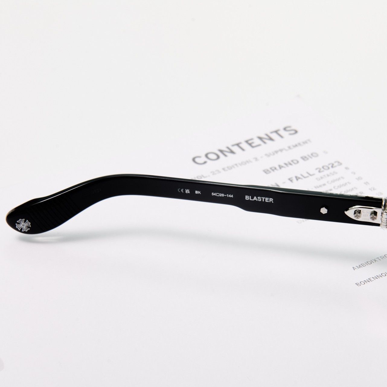 Chrome Hearts CHROME HEARTS BLASTER BLACK GLASSES Size ONE SIZE - 5 Thumbnail