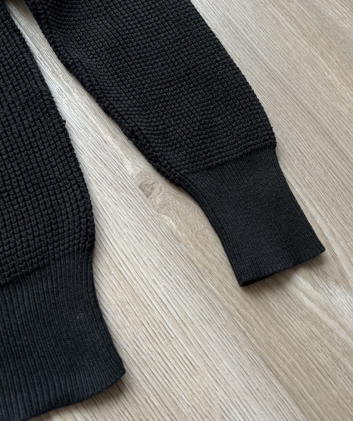Allsaints Allsaints Trias Crew Black Knit Cotton Sweater Size US S / EU 44-46 / 1 - 5 Thumbnail
