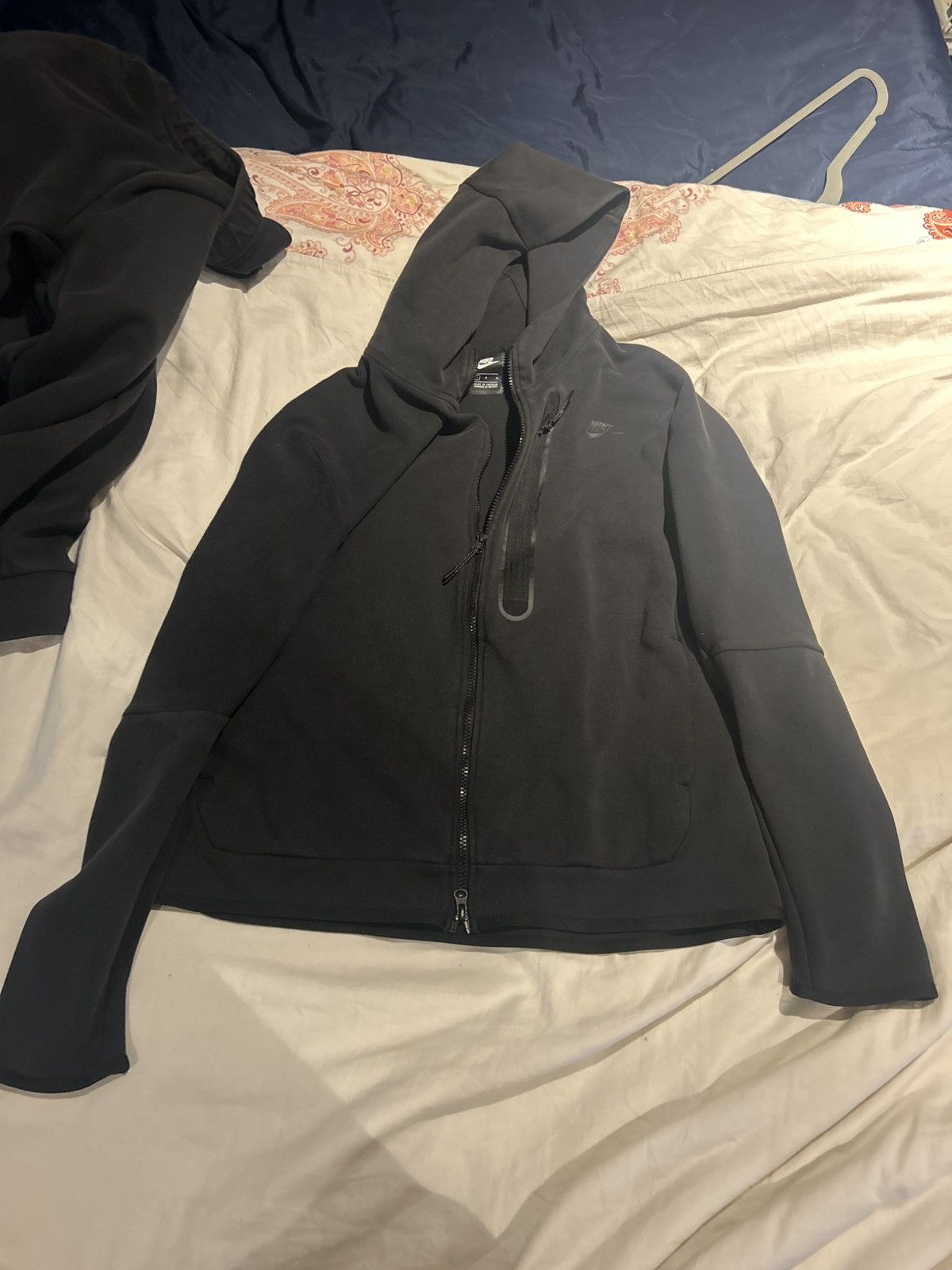 Nike Nike Tech Fleece Full Set Washed Black Hoodie&pants Size L/M Size US M / EU 48-50 / 2 - 8 Thumbnail