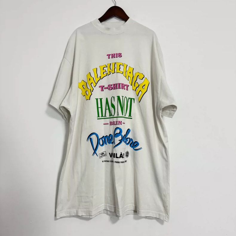 Balenciaga Balenciaga Foamed t-shirt Size US M / EU 48-50 / 2 - 1 Thumbnail