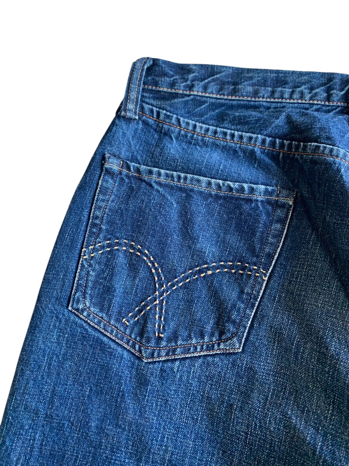 Kapital FULL COUNT X BARNEYS NEWYORK SELVEDGE BUTTON FLY DENIM Size US 32 / EU 48 - 11 Thumbnail
