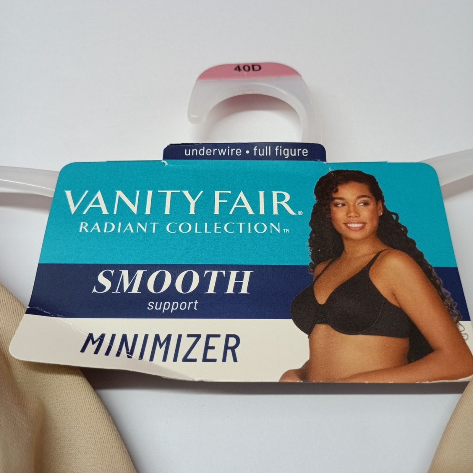 Other Vanity Fair Beige Minimizer Underwire Bra Size 40D Smooth Size ONE SIZE - 2 Thumbnail