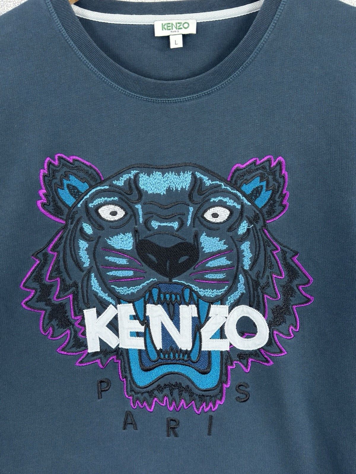 Kenzo KENZO Paris Tiger Icon Sweatshirt Made in Portugal Size L / US 10 / IT 46 - 3 Thumbnail