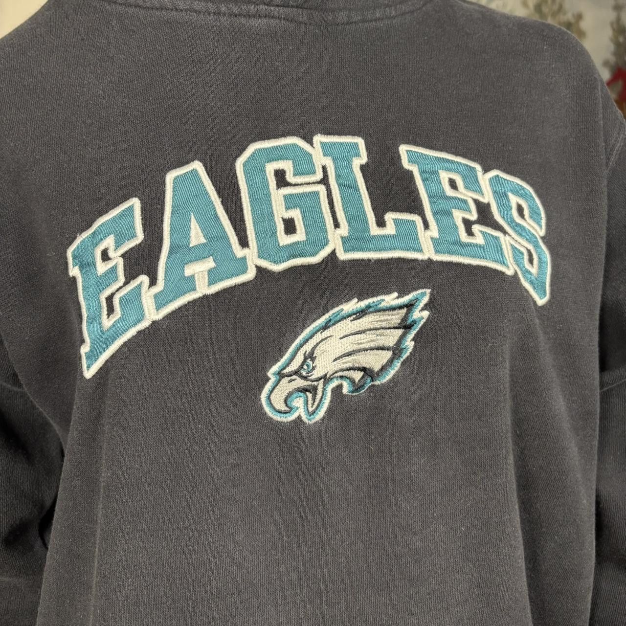 NFL Vintage Y2K 90s NFL Eagles Collegiate Hoodie Size US XL / EU 56 / 4 - 5 Thumbnail