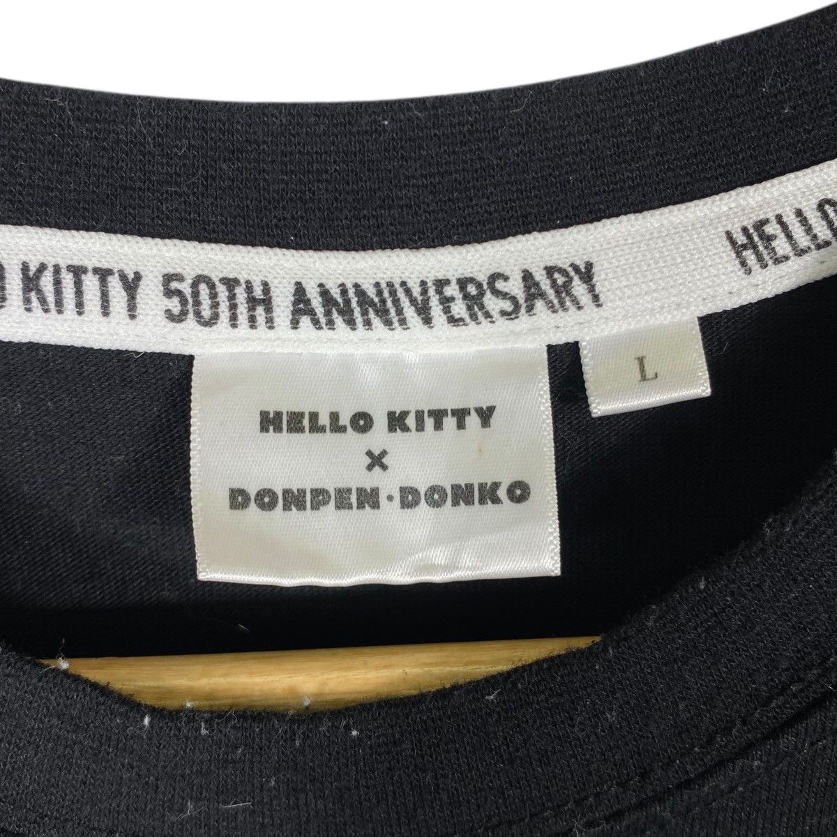 Anime × Cartoon Network × Japanese Brand HELLO KITTY x DONPEN Donko 50th Anniversary Cartoon Tee Size US L / EU 52-54 / 3 - 6 Thumbnail
