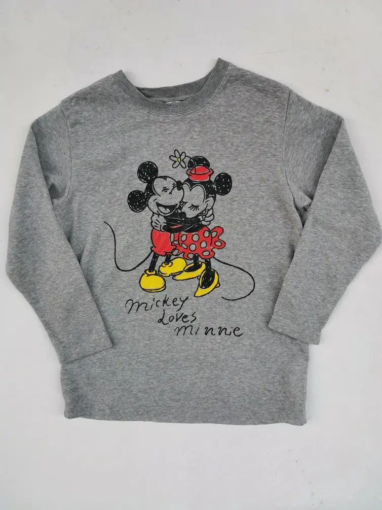 Disney Mickey Mouse: Mickey Love Minnie Big Logo Sweatshirt Size US L / EU 52-54 / 3 - 6 Thumbnail