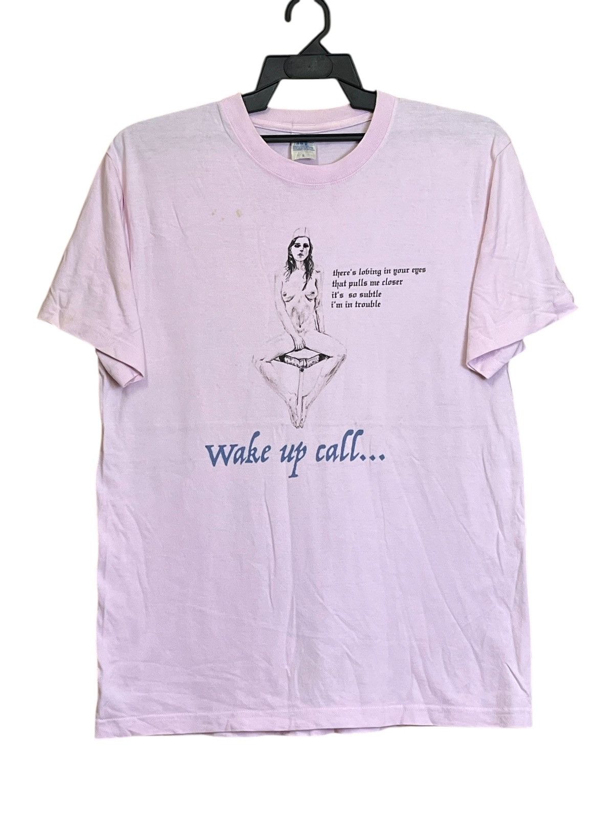 Japanese Brand CRAZY🔥WAKE UP CALL SEXY GIRL TEE SHIRT Size US M / EU 48-50 / 2 - 1 Thumbnail