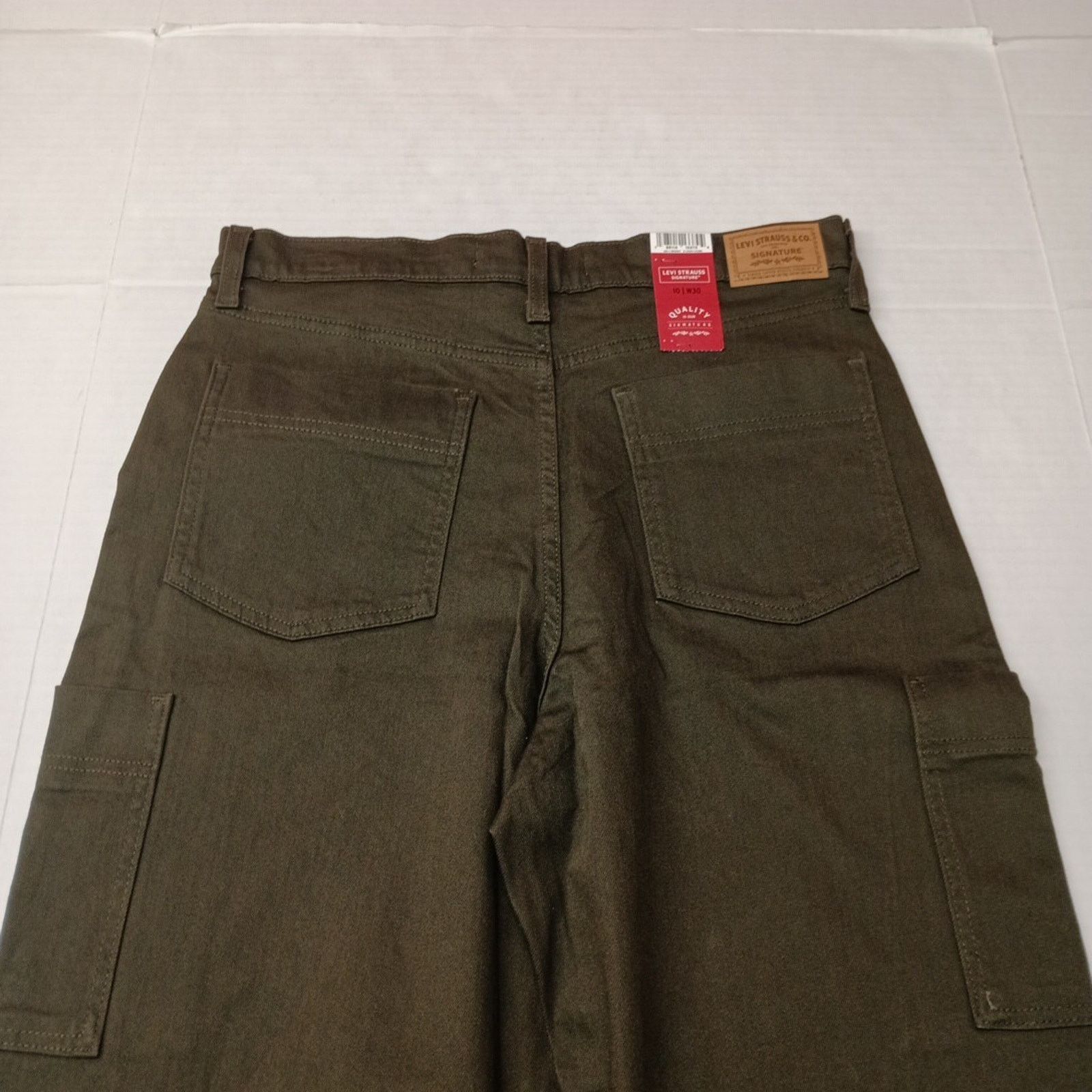 Levi's Women's Green Levi High Rise Utility Loose Jeans Size 10/W30 Size 32" / US 10 / IT 46 - 10 Thumbnail