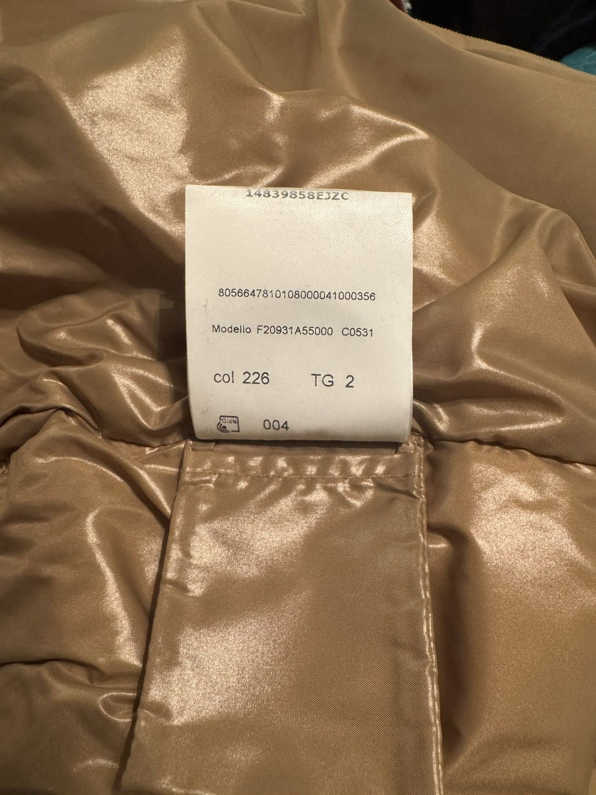 Moncler Badymore Quilted Down Parka - Beige Size L / US 10 / IT 46 - 17 Thumbnail