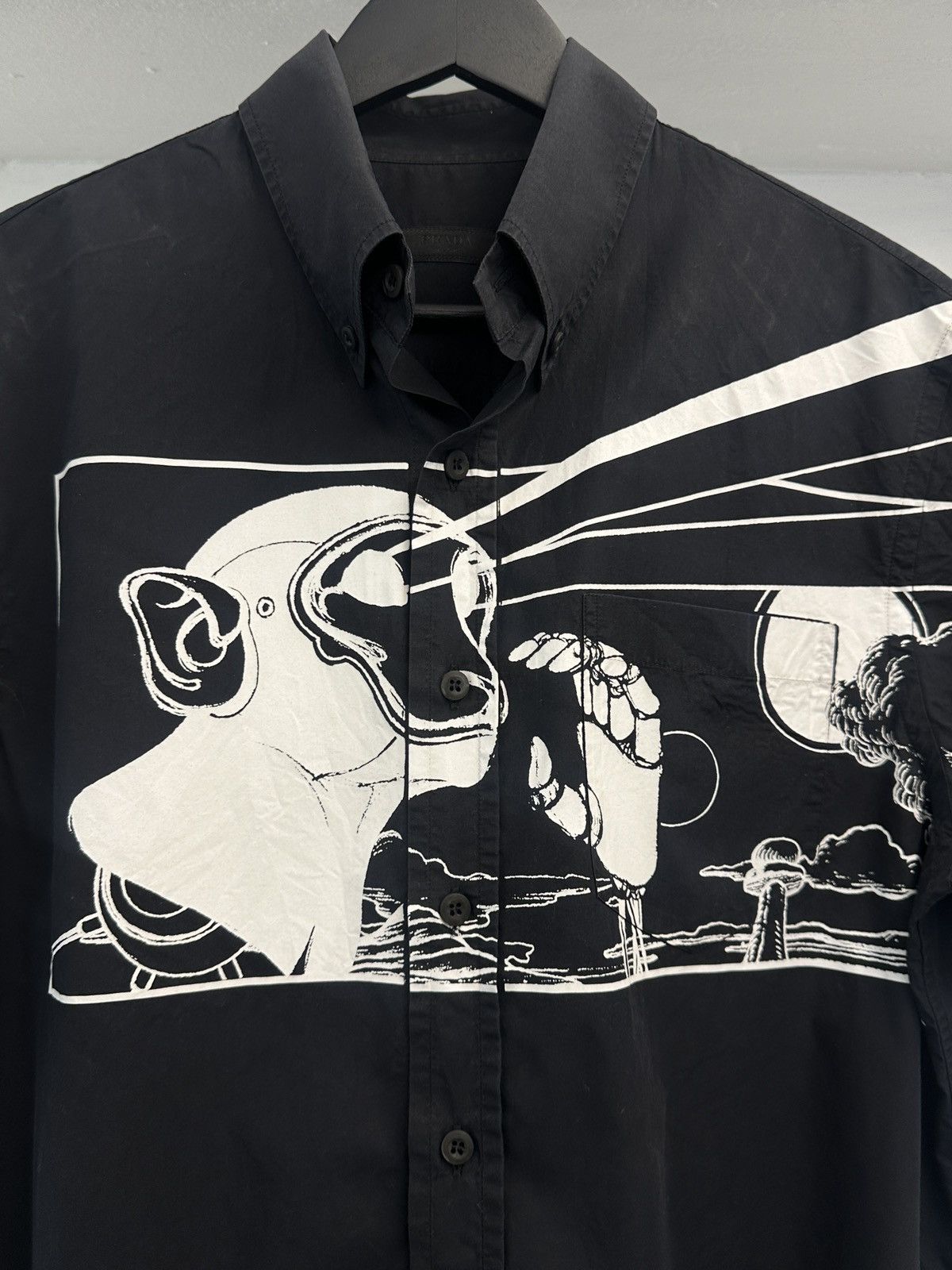 Prada Prada SS17 James Jean Laser Monkey Shirt Size US L / EU 52-54 / 3 - 2 Thumbnail