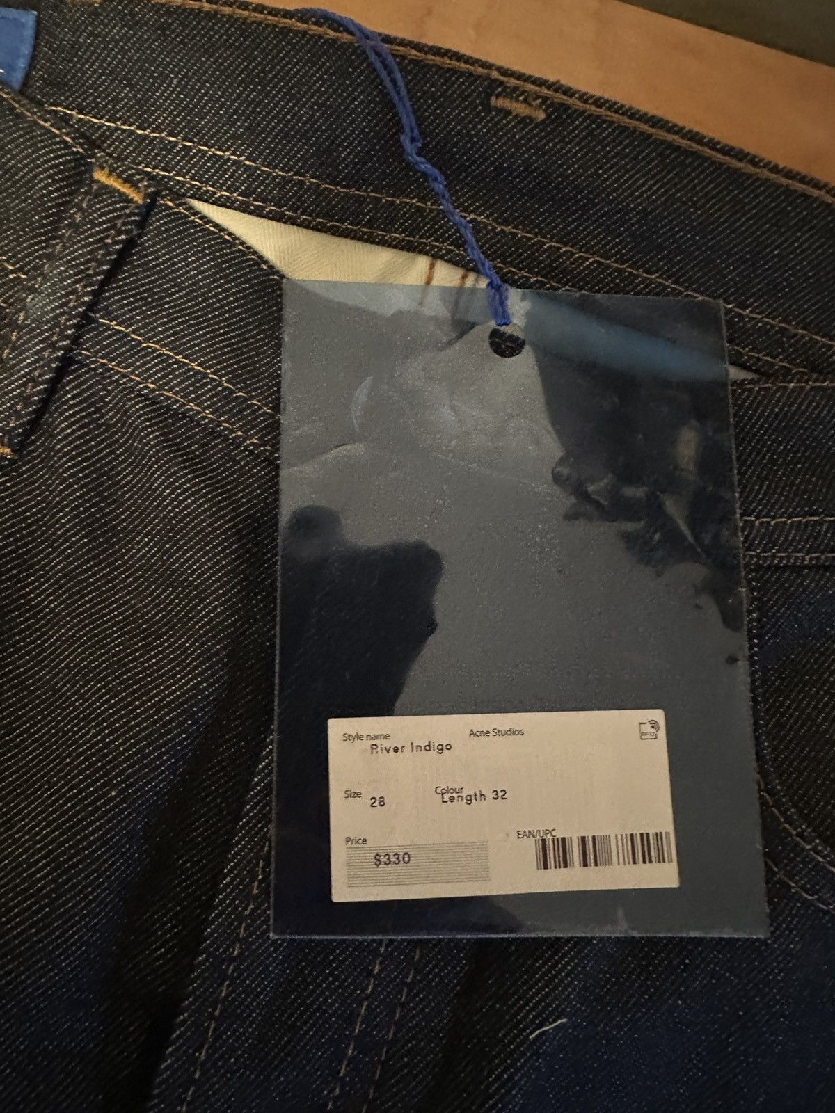 Acne Studios Acne Studios River Indigo Denim Jeans 28 x 28 (Brand New) Size US 28 / EU 44 - 3 Thumbnail
