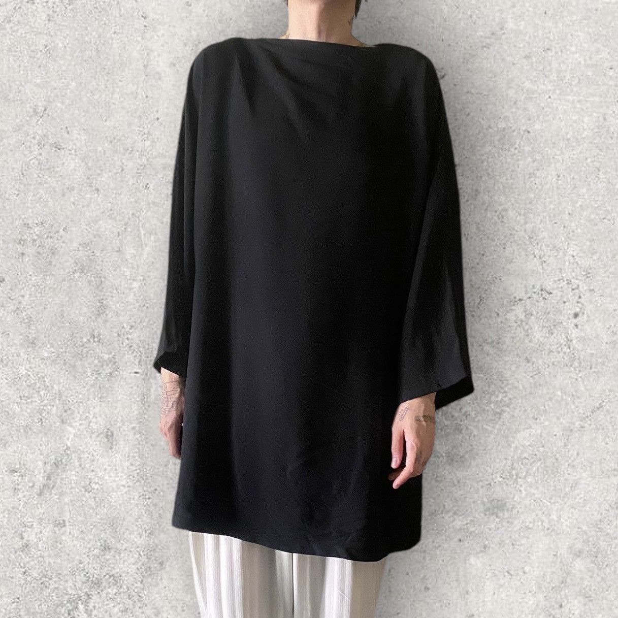 Yohji Yamamoto Vintage Late 90’s Long Blouse Size US M / EU 48-50 / 2 - 1 Thumbnail