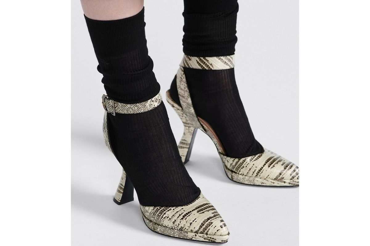 Dior o1bcso1str0226 Size:OS/Bee Socks in Black Size ONE SIZE - 3 Thumbnail