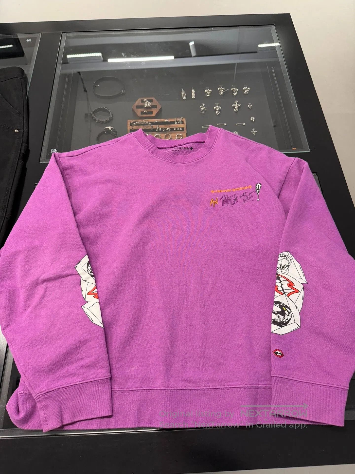 Chrome Hearts Chrome Hearts Matty Bot Graffiti Print Sweatshirt XL. Size US XL / EU 56 / 4 - 1 Thumbnail