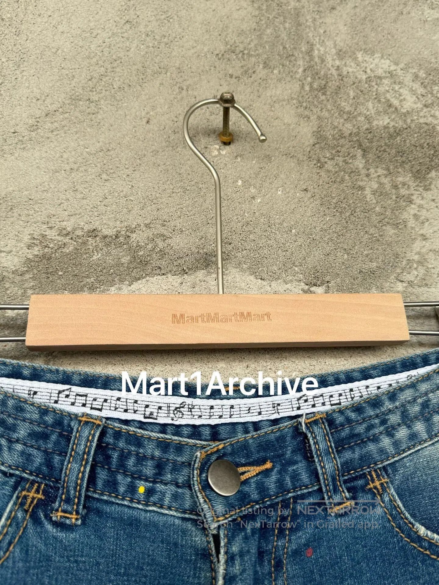 Number (N)ine Number Nine Splatter Washed Blue Jeans. Size US 30 / EU 46 - 5 Thumbnail