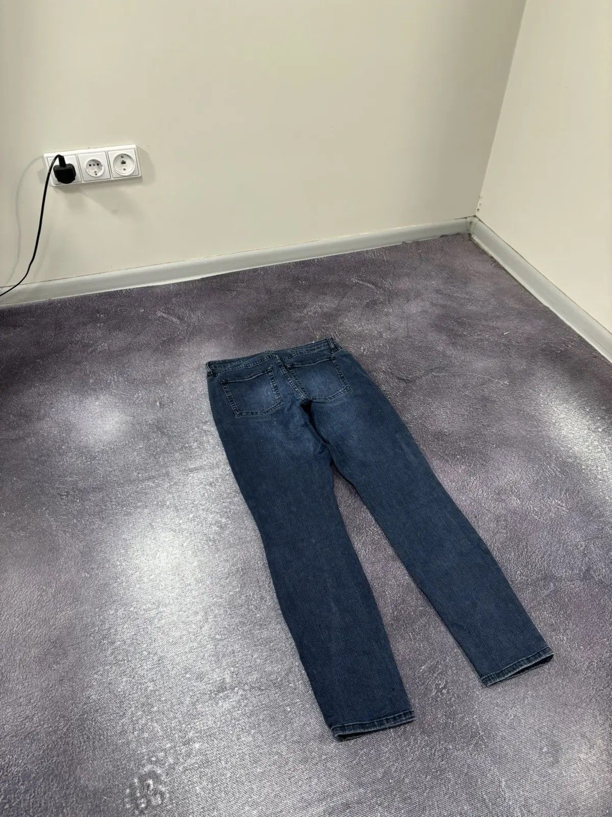 Acne Studios Acne Studios Skin 5 Deep Women’s Navy Denim Luxury Jeans Size 28" / US 6 / IT 42 - 10 Thumbnail