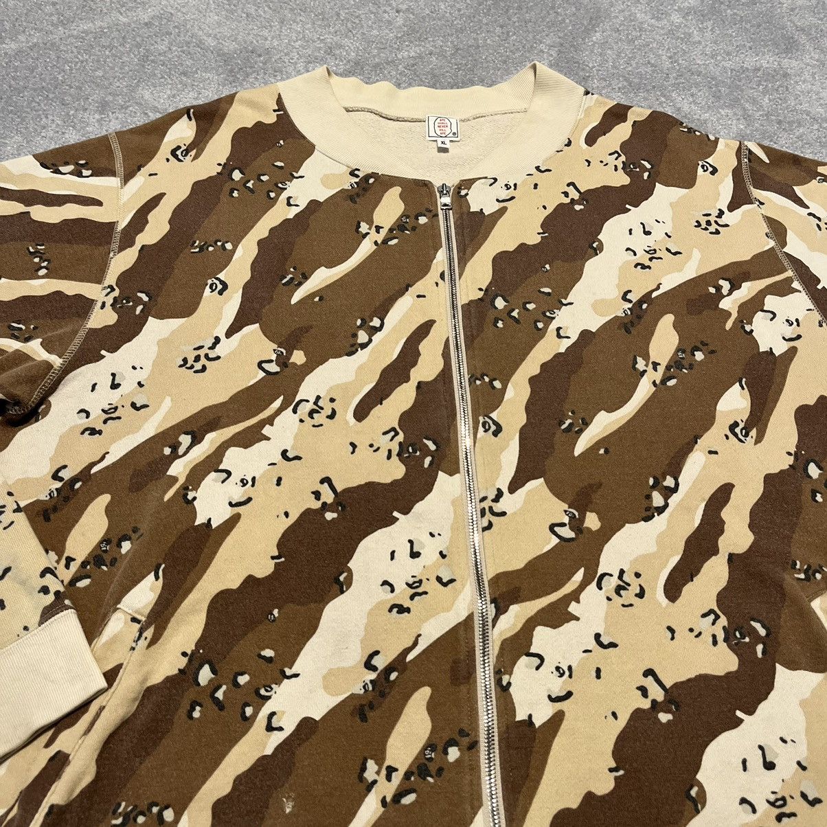 Bape Rare OG A Bathing Ape Bape Desert Camo Zip Up Bomber Jacket Size US XXL / EU 58 / 5 - 3 Thumbnail