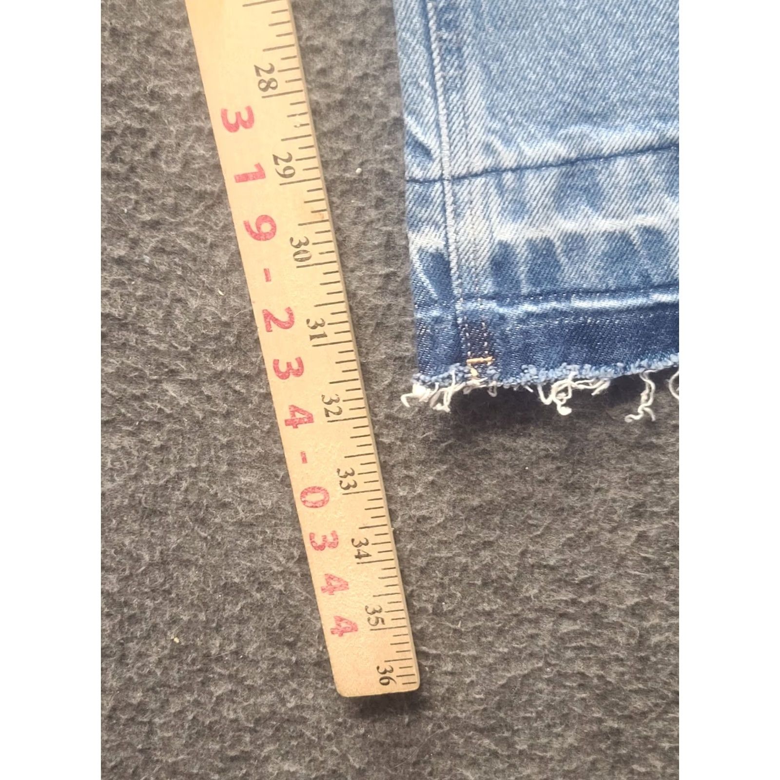 American Eagle Outfitters VINTAGE American Eagle Jeans Womens 10x32 90s Skinny Kick Flared Low Rise Stretch Jeans Blue Cotton Spandex Regular Inseam 32 Womens Size 32" / US 10 / IT 46 - 5 Thumbnail