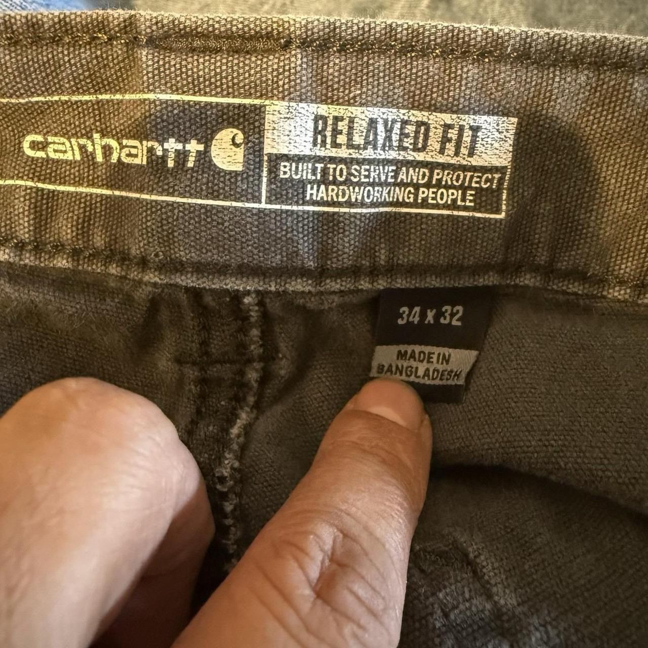 Carhartt Carhartt Relaxed Fit Cargo Mens Jeans Size 38x34 Size US 38 / EU 54 - 7 Thumbnail