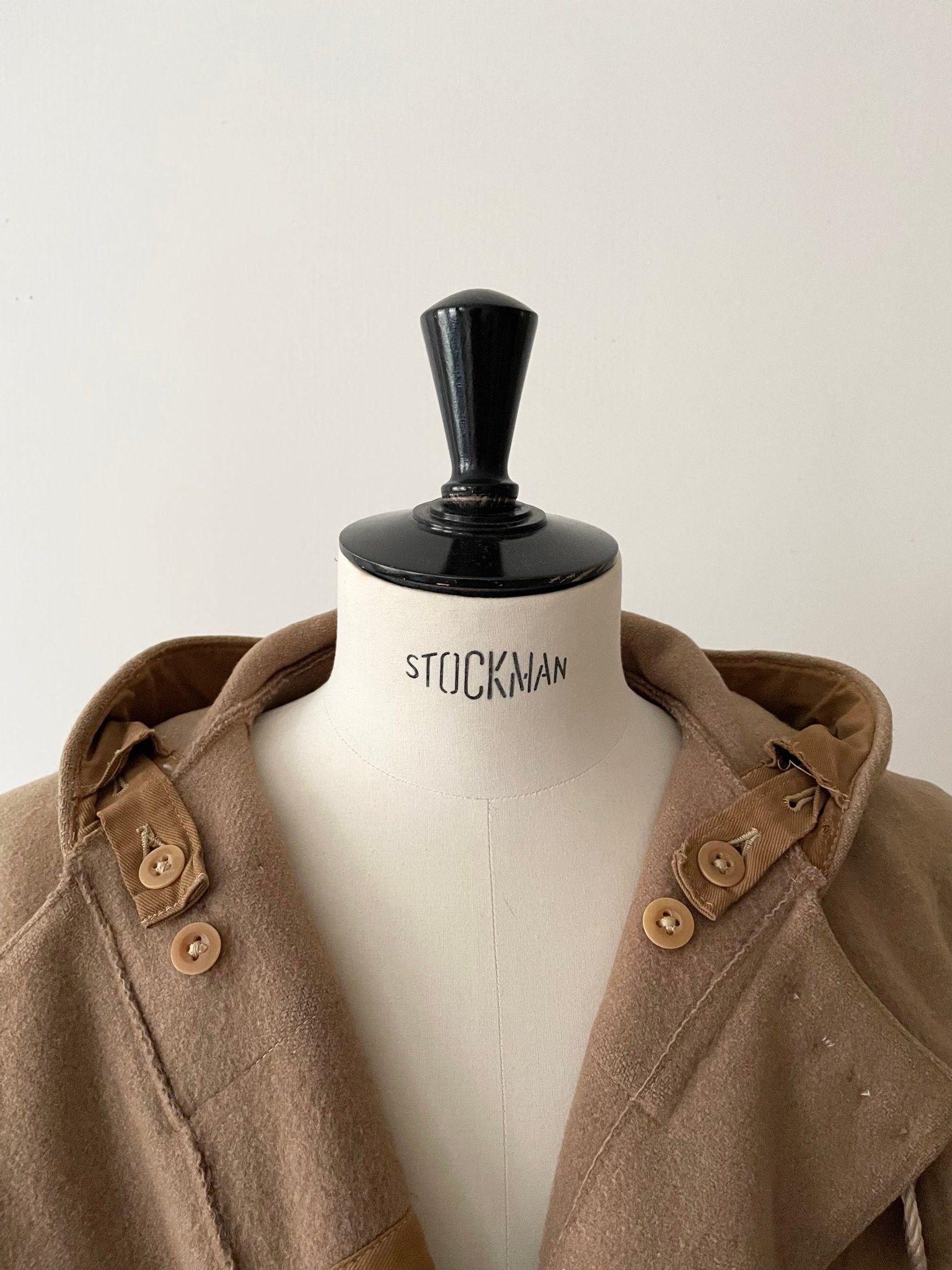 Vintage 1940's WWII British Royal Navy Duffel Coat - Large Size US L / EU 52-54 / 3 - 7 Thumbnail