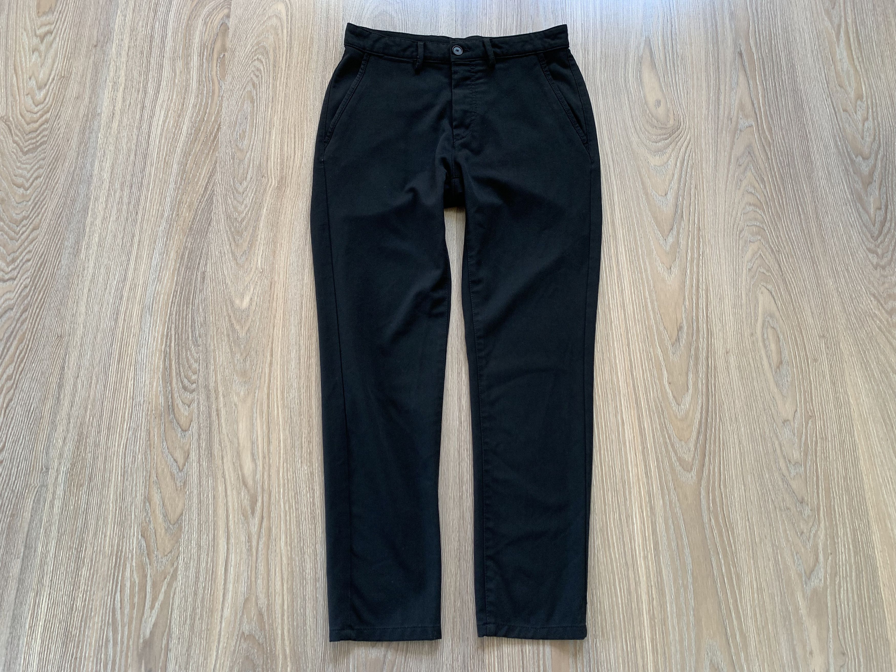Zara Zara Black Classic Stretch Trousers Pants Size US 29 - 2 Thumbnail