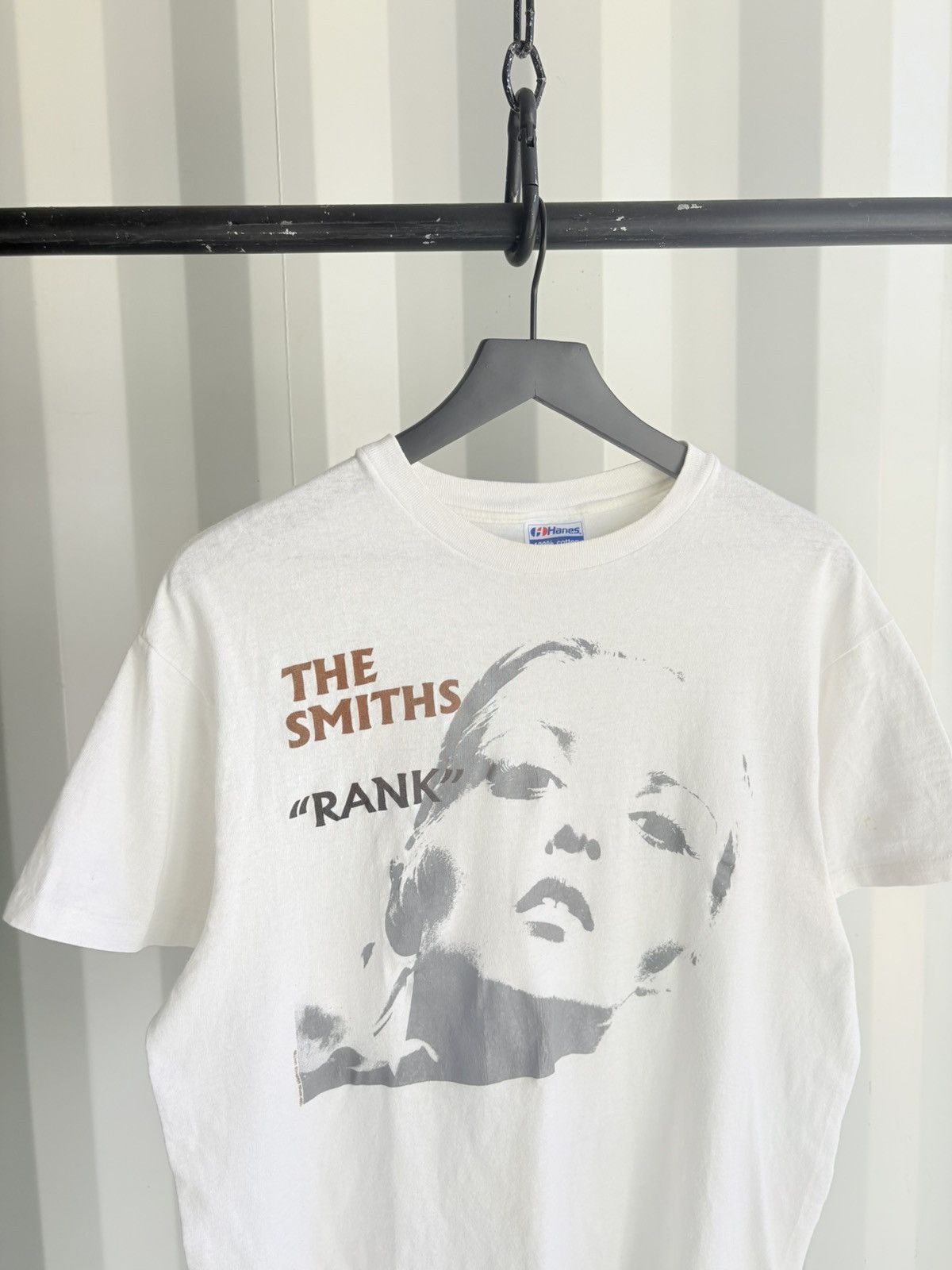 Band Tees Vintage The Smiths Rank Shirt Thrashed Faded GRUNGE Boxy Size US XL / EU 56 / 4 - 3 Thumbnail