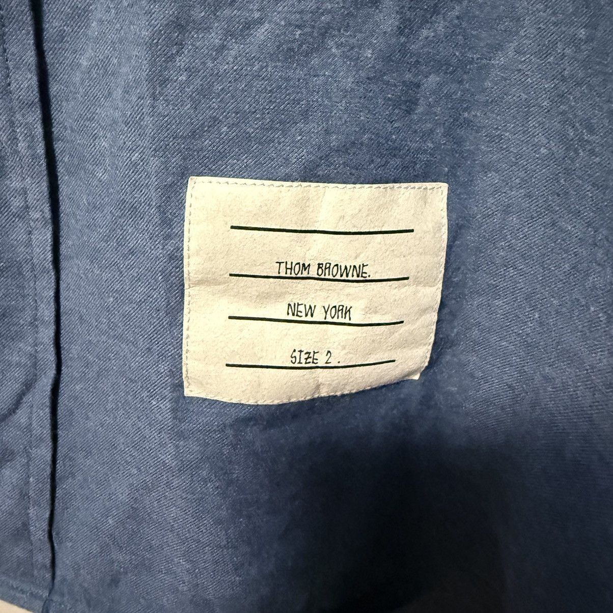 Thom Browne Chambray Shirt - Size 2 - Made in Italy Size US S / EU 44-46 / 1 - 4 Thumbnail