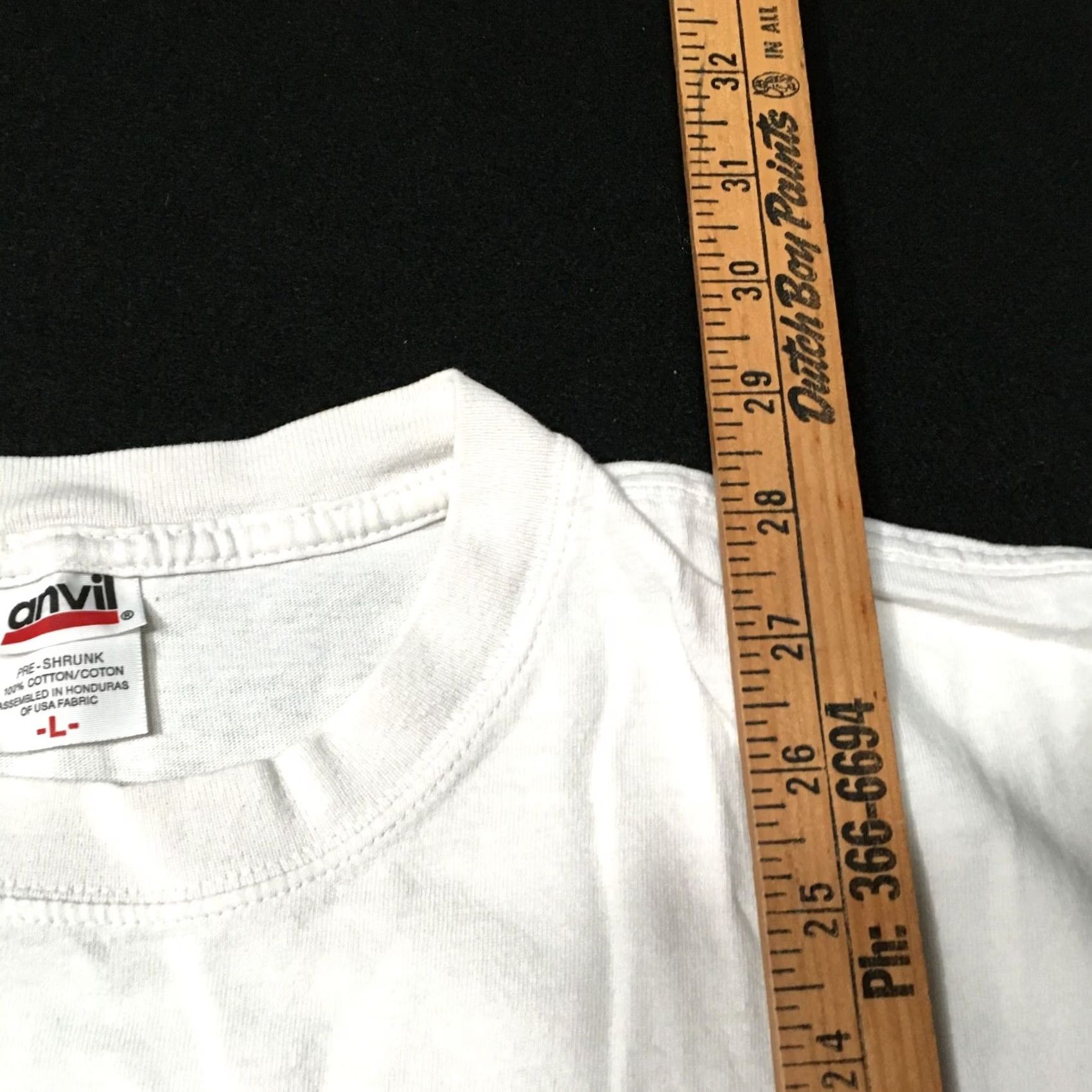 Anvil VINTAGE Anvil Surfer t-shirt Beach Shirt Mens White L Graphic Print Short Sleeve Crew Neck Domingo Doheny St Size US L / EU 52-54 / 3 - 7 Thumbnail
