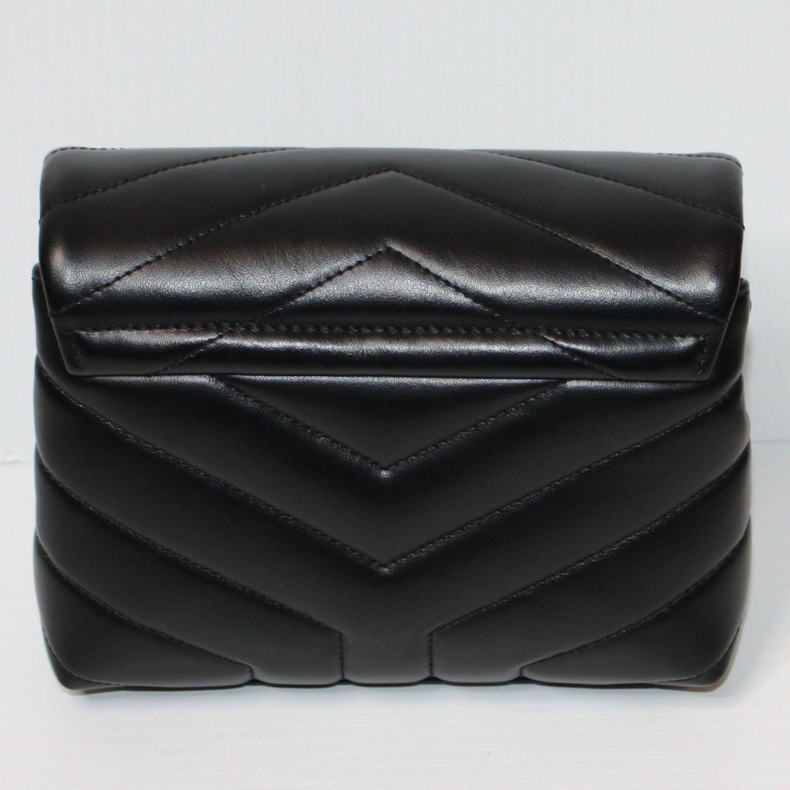 Yves Saint Laurent Toy Loulou Leather Crossbody Bag in Black NWOT MSRP $2100 Size ONE SIZE - 12 Thumbnail