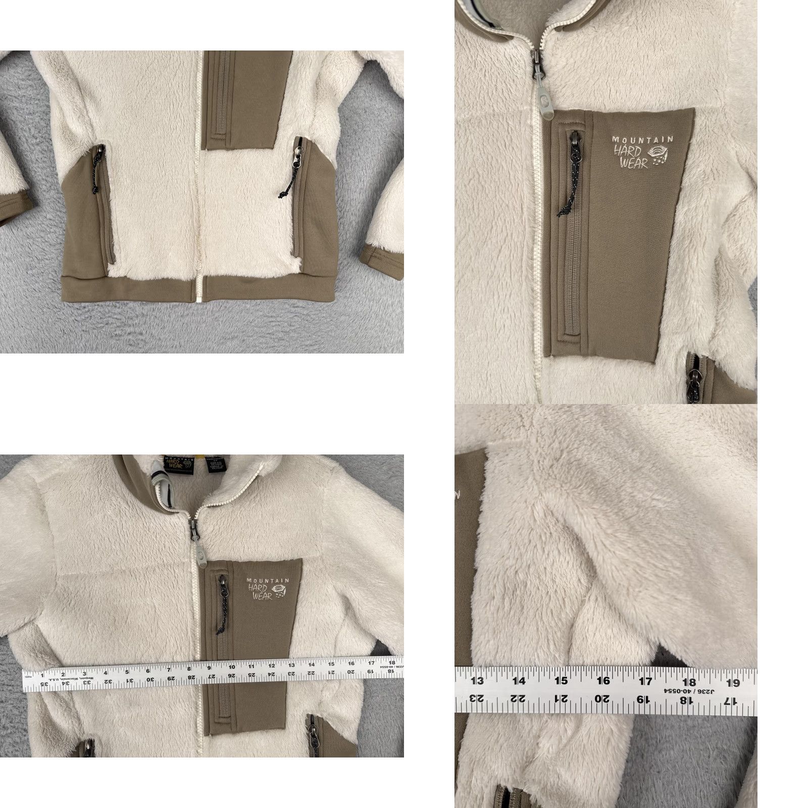 Mountain Hardwear Mountain Hardwear Jacket Womens Small White High Pile Fleece Full Zip Outdoor Size S / US 4 / IT 40 - 8 Thumbnail