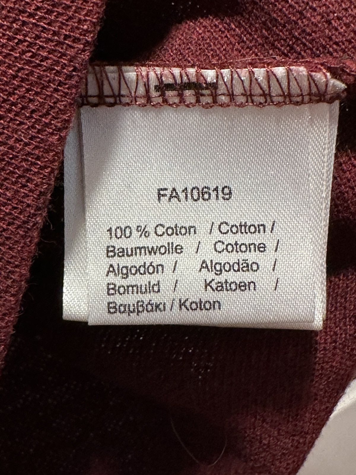 Lacoste Lacoste Slim Fit Polo Bordeaux Marl Medium Size US M / EU 48-50 / 2 - 8 Thumbnail