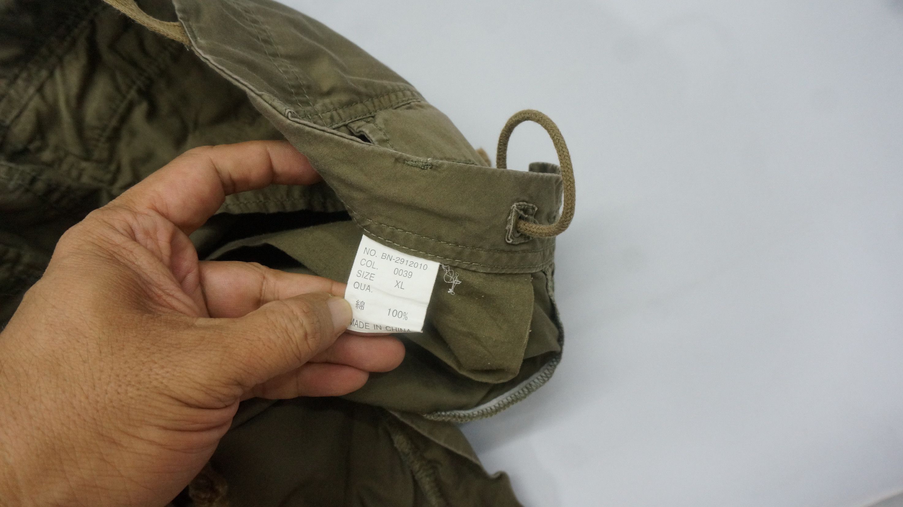 Japanese Brand BACK NUMBER Tactical Lightweight Roll Up Cargo Pants Size US 34 / EU 50 - 15 Thumbnail
