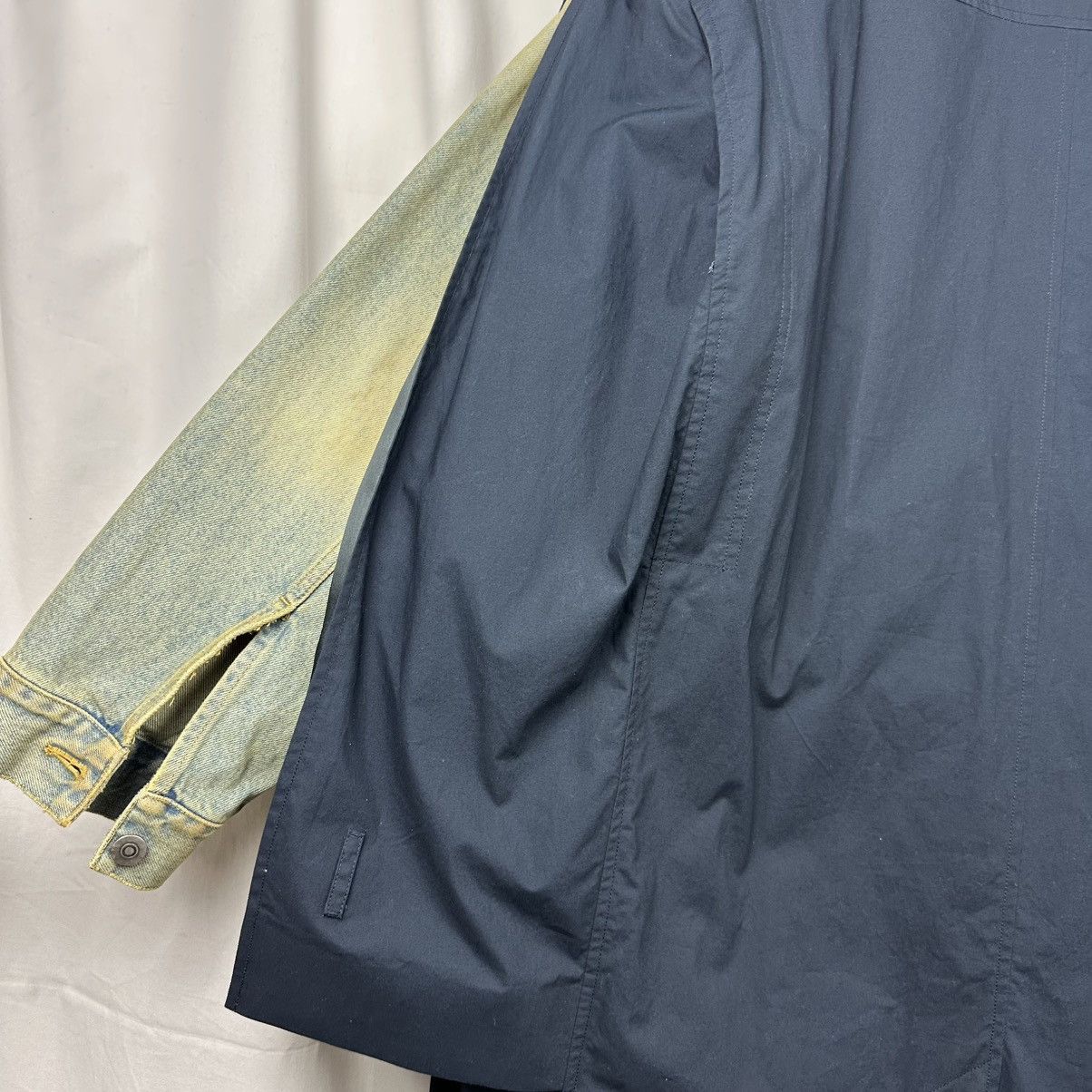 Maison Margiela Maison Margiela Artisanal Deconstructed Hybrid Trench Coat Size US M / EU 48-50 / 2 - 8 Thumbnail