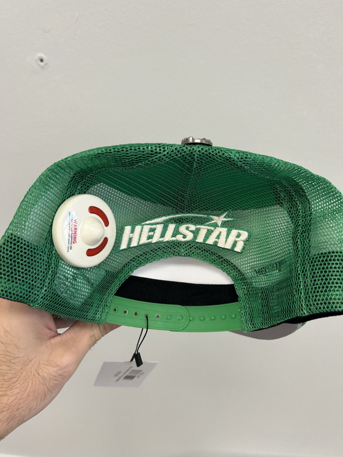 HELLSTAR Hellstar Big Logo Trucker Hat One Size Fits All Size ONE SIZE - 4 Thumbnail