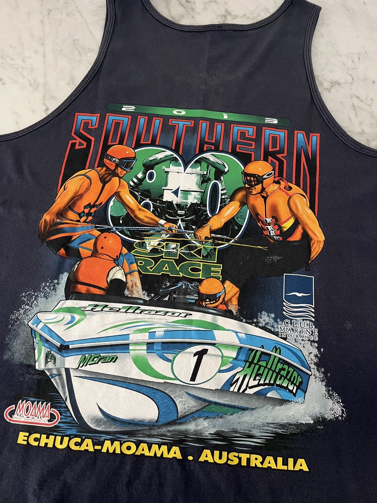 Gildan SOUTHERN EIGHTY SKI RACE CLASSIC ECHUCA-MOAMA AUSTRALIA TANK Size US L / EU 52-54 / 3 - 4 Thumbnail