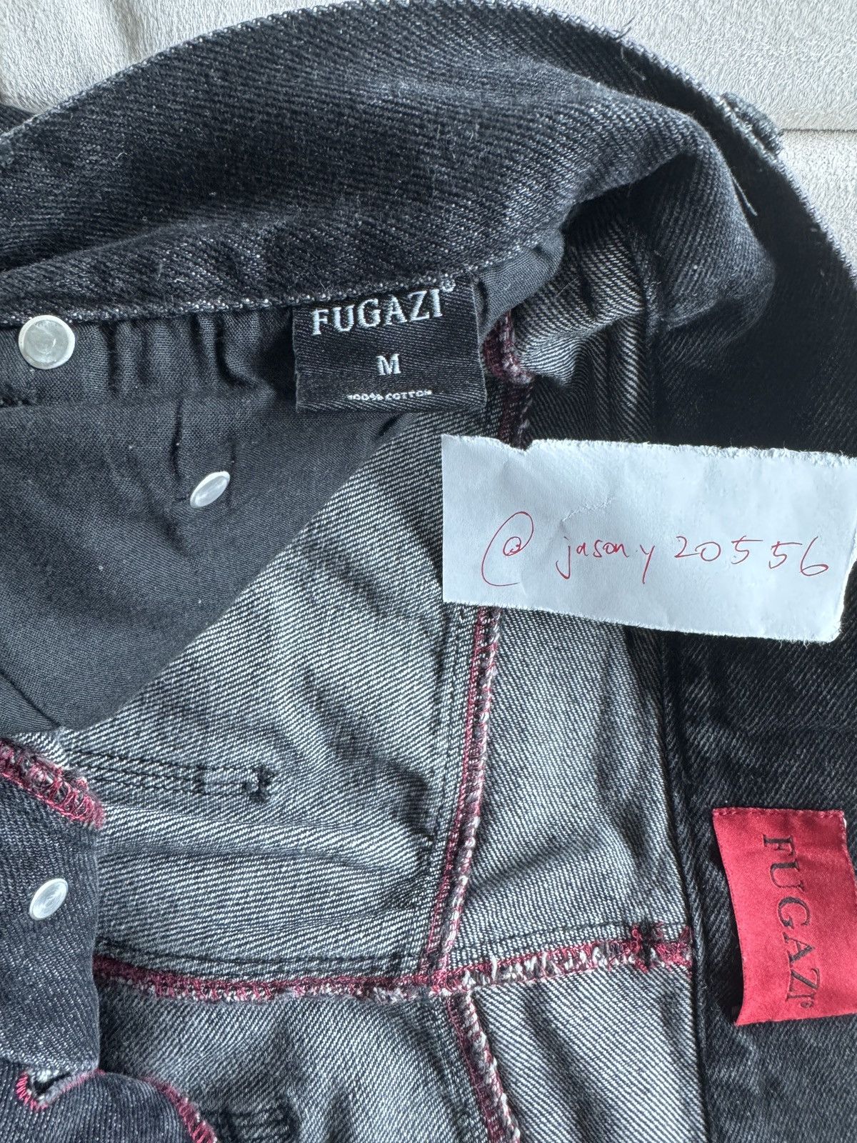 Fugazi Fugazi Triple Stitch Denim Washed Black Size US 30 / EU 46 - 5 Thumbnail