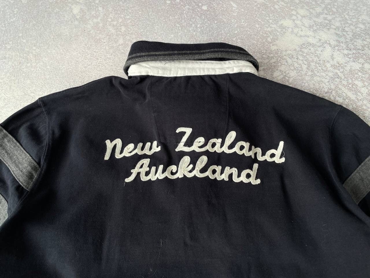 New Zealand Outback × Vintage Vintage New Zealand Auckland Rugby Long Sleeve Big Logo Y2K Size US L / EU 52-54 / 3 - 8 Thumbnail