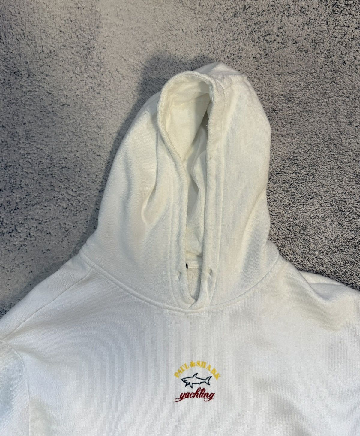 Paul & Shark Paul & Shark Winter Fleece Hoodie White Cotton Unisex Size M Size US M / EU 48-50 / 2 - 19 Thumbnail