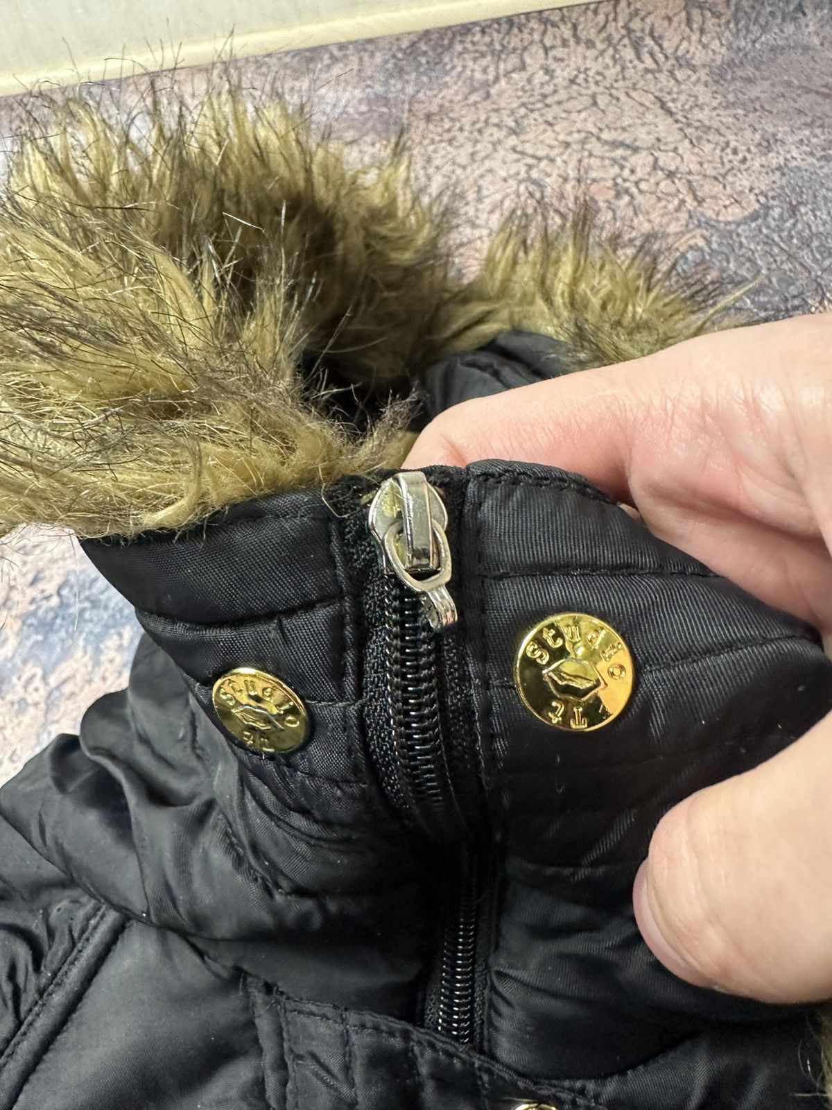 20471120 Fur Jacket PUFFER BOMBER LGB Style Size US S / EU 44-46 / 1 - 6 Thumbnail