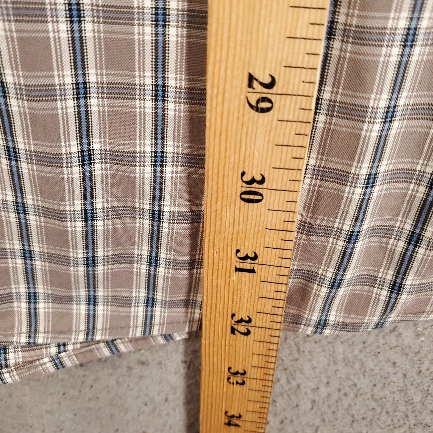 Eddie Bauer Eddie Bauer Shirt Mens 2XL Gray Plaid Button-Up Wrinkle Free Relaxed Fit Collar-Down Button Size US XXL / EU 58 / 5 - 5 Thumbnail