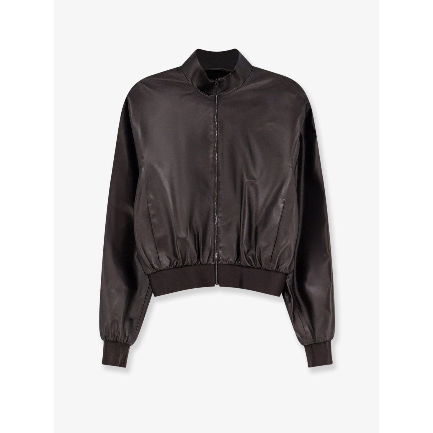 Gucci GUCCI $4700 Dark Brown Nappa Leather Jacket New & Authentic Size M / US 6-8 / IT 42-44 - 1 Thumbnail