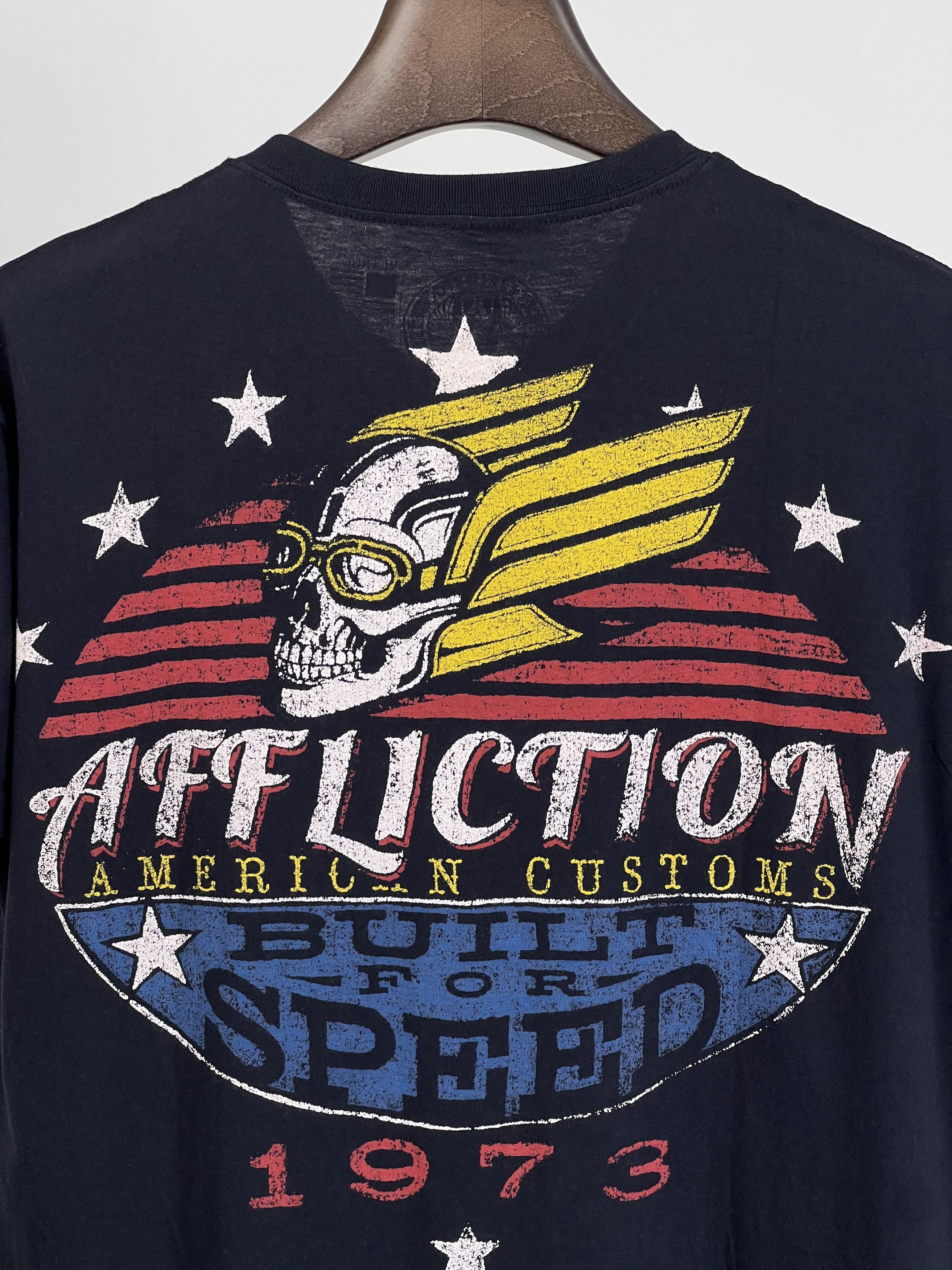Affliction Brand New AMERICAN CUSTOMS SS TEE Size US XL / EU 56 / 4 - 8 Thumbnail